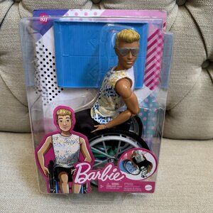Barbie Ken Doll Wheelchair Ramp 167 Barbie Fashionistas New Blonde Articulated